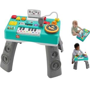 Baby & Toddler Laugh & Learn Mix & Learn DJ Educational Table Toy Fisher Price